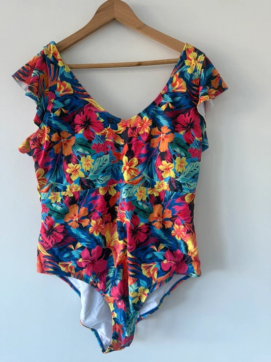 Shein Swimming Costume Floral, preloved
