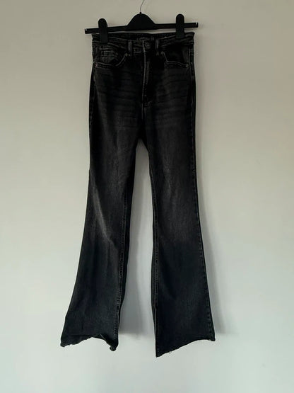Stradivarius Grey Wide Legged Jeans, preloved