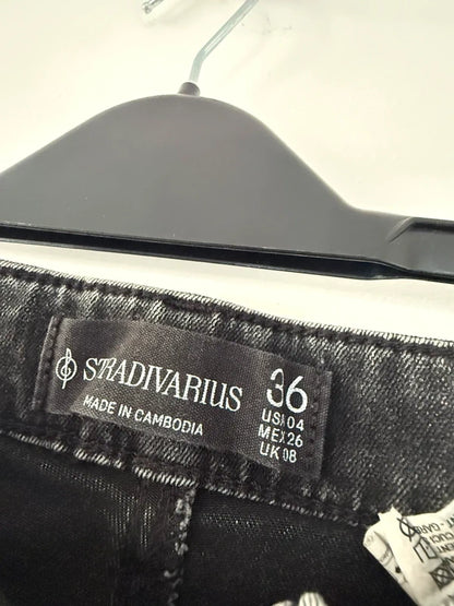 Stradivarius Grey Wide Legged Jeans, photo 3 of 4
