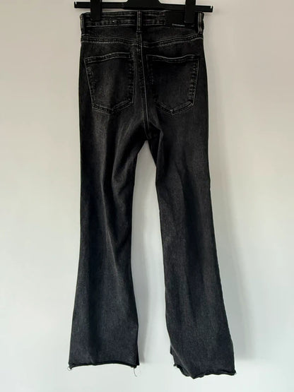 Stradivarius Grey Wide Legged Jeans, photo 4 of 4