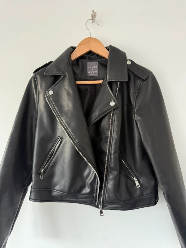 Primark Leather Black Jacket, photo 4 of 5
