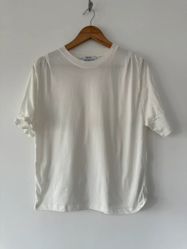 Bershka White T Shirt, preloved