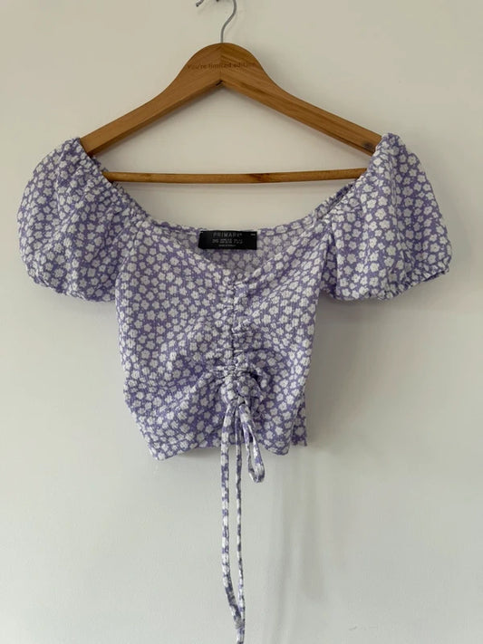Primark Floral Crop Top, preloved