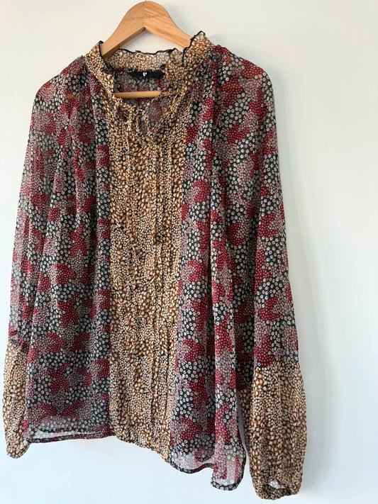Very Patterned Colourful Blouse, photo 2 of 2