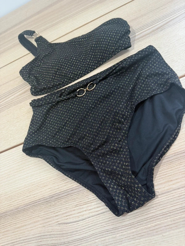 New Look Black and Gold Bikini Size 8 and 10, photo 3 of 5