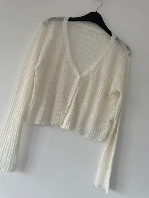 Cream Summer Cardigan, photo 2 of 2