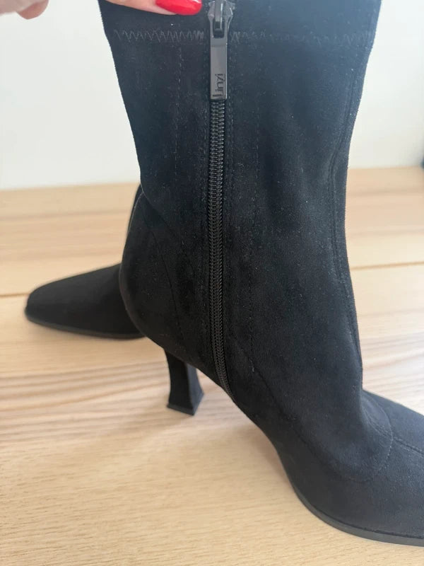 Linzi Black Sock Boots, photo 3 of 5