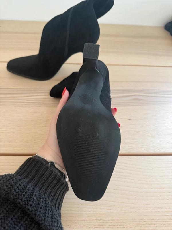 Linzi Black Sock Boots, photo 4 of 5