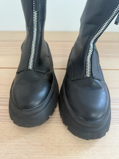 Primark Chunky Biker Zip Boot, photo 3 of 5