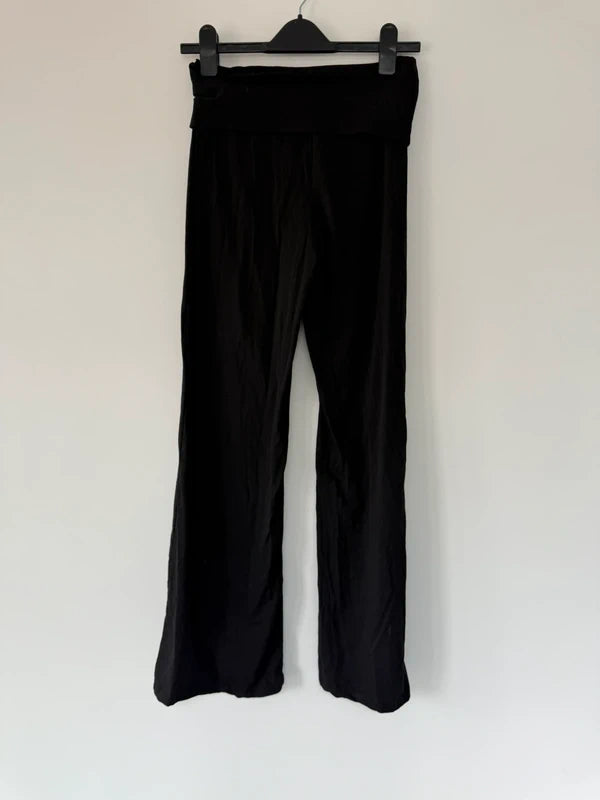 Black Wide Legged Leggings, photo 2 of 3