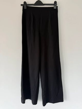 New Look Black Wide Legged Trousers, preloved