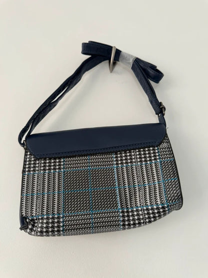 Blue and Black Checkered Handbag, photo 3 of 3