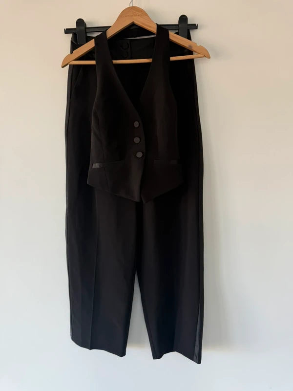 Rita Ora Black Suit Set, preloved