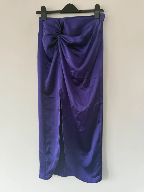 Zara purple satin skirt, preloved