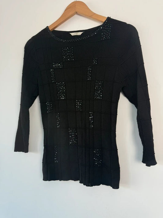 Marks and Spencer st Michael’s y2k black top, preloved
