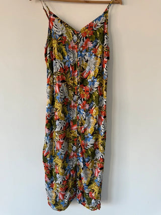 TU button up floral dress, preloved