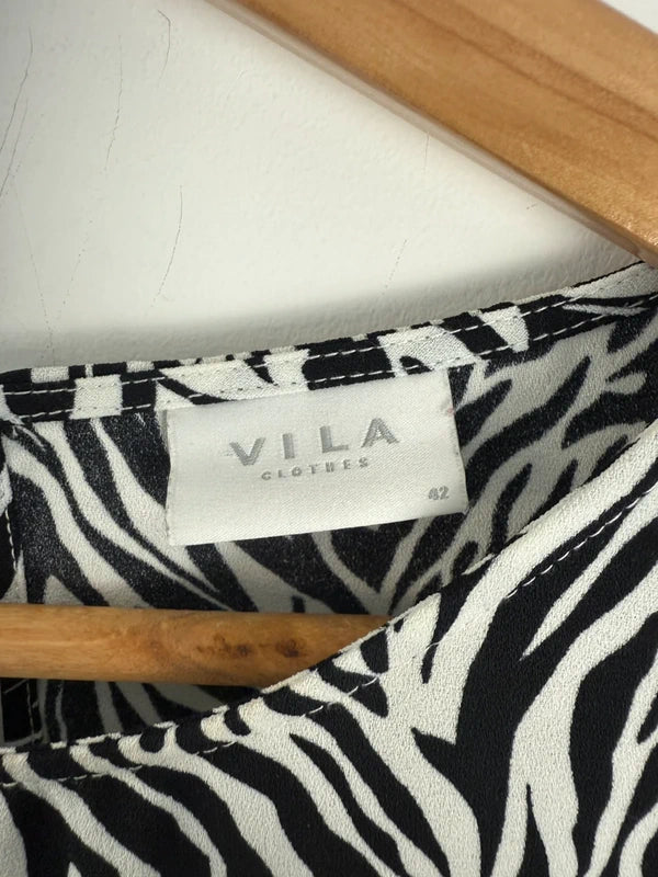 Vila zebra print blouse, photo 3 of 3