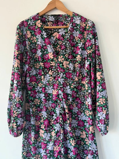 New look floral long colourful dress, photo 2 of 5