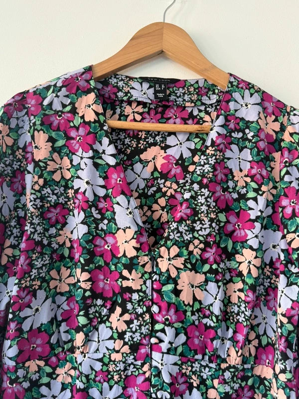 New look floral long colourful dress, photo 4 of 5