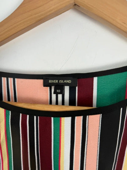 River island colourful striped blouse, photo 4 of 4