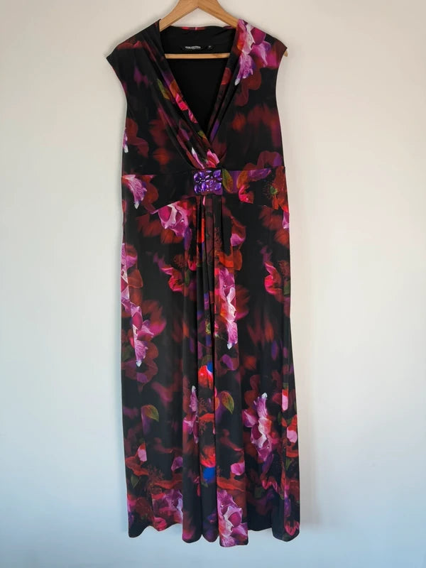 Debenhams maxi floral flower dress, photo 3 of 4