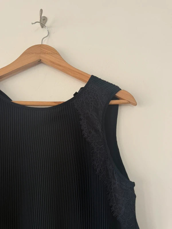 Next navy blue blouse top, photo 3 of 5