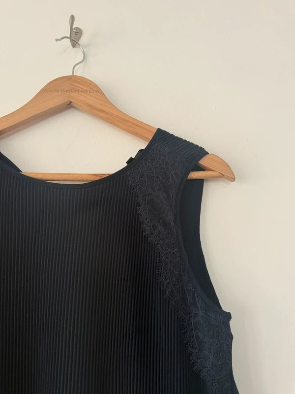 Next navy blue blouse top, photo 4 of 5