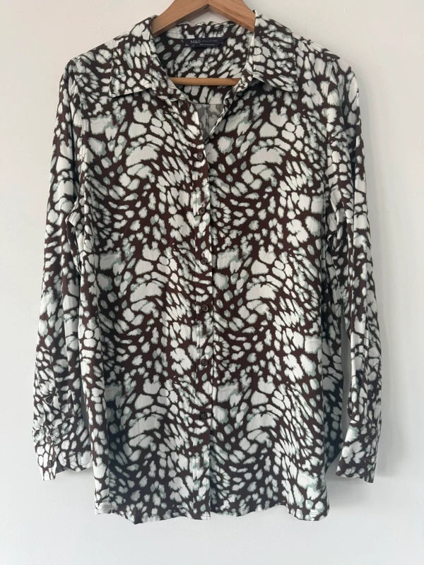 M&S patterned shirt, preloved