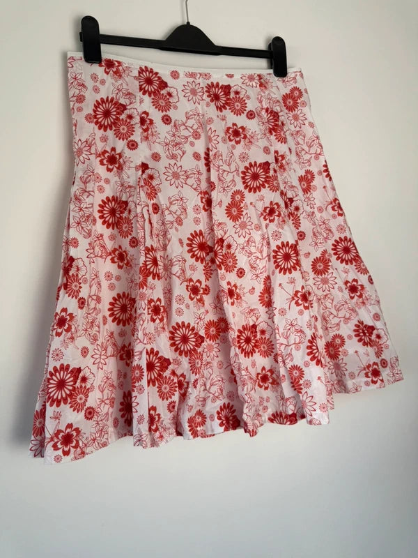 Editions Y2K floral and white skirt, preloved