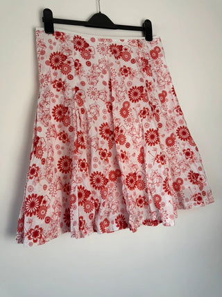 Editions Y2K floral and white skirt, preloved