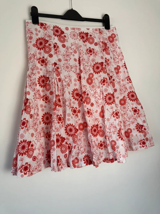 Editions Y2K floral and white skirt, preloved