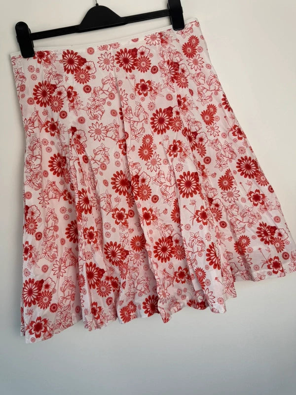 Editions Y2K floral and white skirt, photo 3 of 5