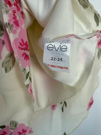 Evie yellow and pink floral blouse, photo 4 of 5