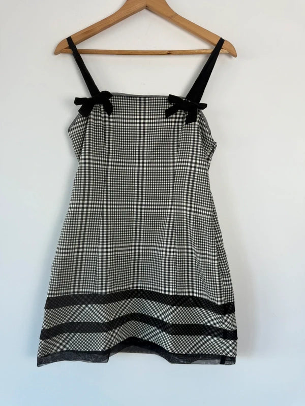Kimchi blue urban outfitters checkered dress, preloved