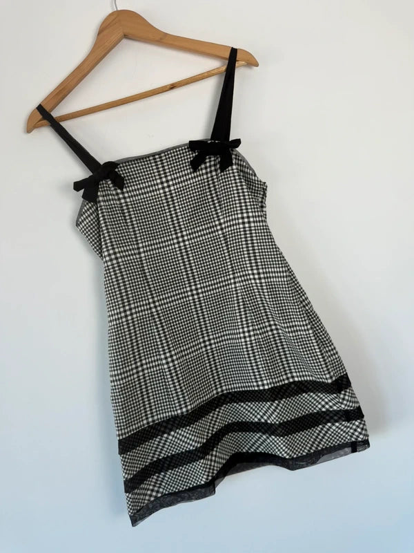 Kimchi blue urban outfitters checkered dress, photo 3 of 5