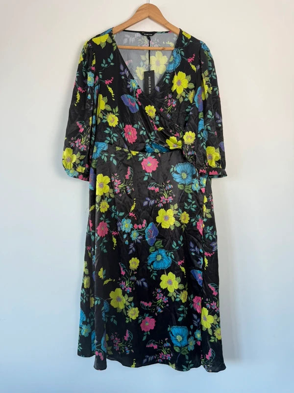 Myleeneklass colourful wrap dress, preloved