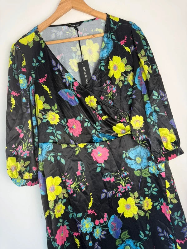 Myleeneklass colourful wrap dress, photo 3 of 4