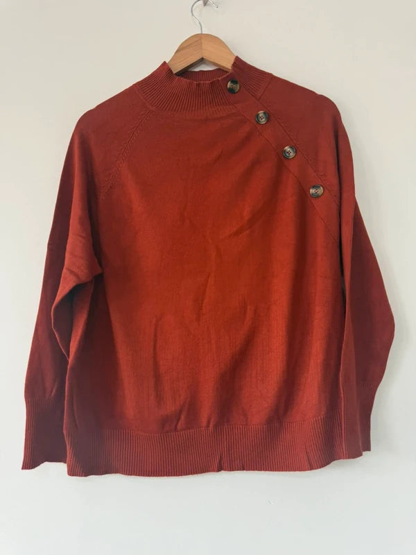 M&CO burnt orange jumper, photo 2 of 5