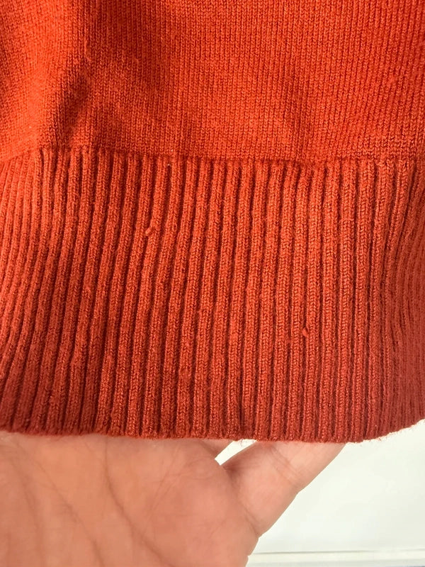 M&CO burnt orange jumper, photo 3 of 5