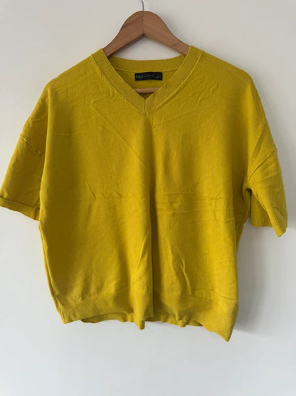 M&S yellow mustard jumper, photo 2 of 4