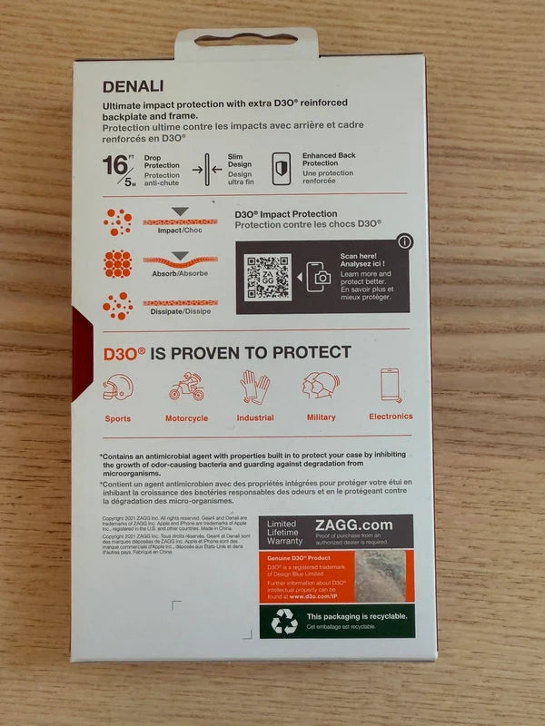 Zagg gear 4 black phone case new in the box, photo 2 of 2