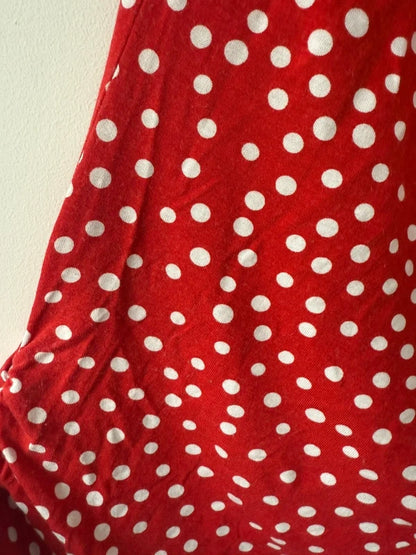 Red polka dot short sleeved top TU, photo 4 of 5