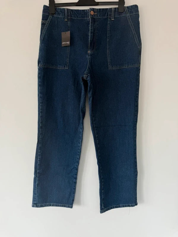 JD Williams blue denim jeans size 16 regular, preloved