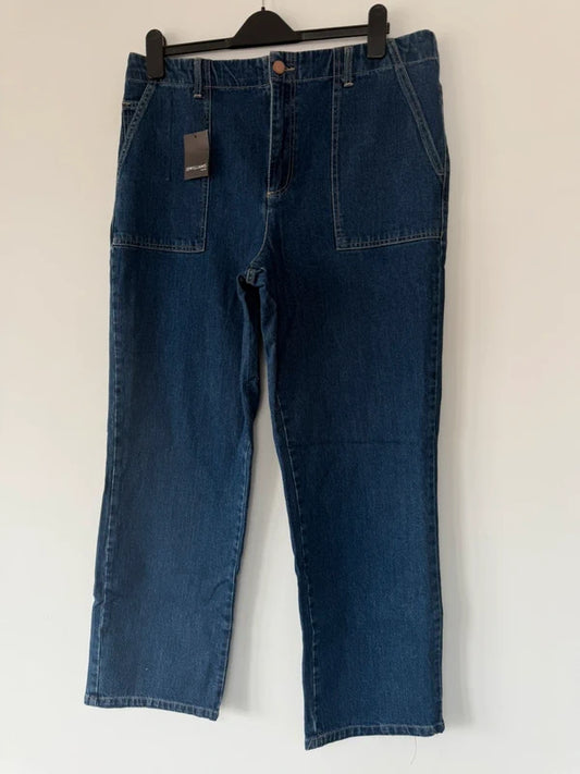 JD Williams blue denim jeans size 16 regular, photo 2 of 4